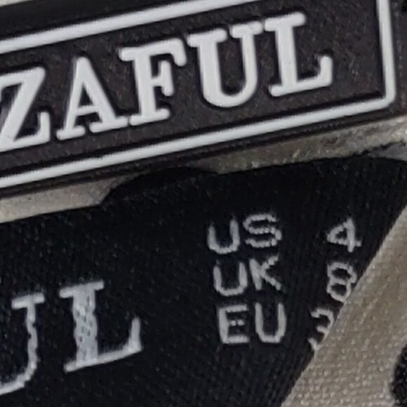 Zaful Black & White Spotted Belted Peplum Ruffle Bottom Romper Size 4 NWT - Picture 12 of 13